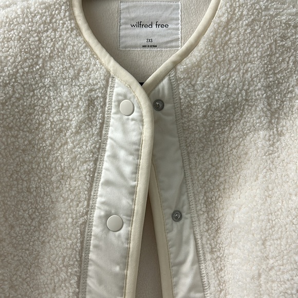 Cream Fleece Jacket - Picture 2 of 3